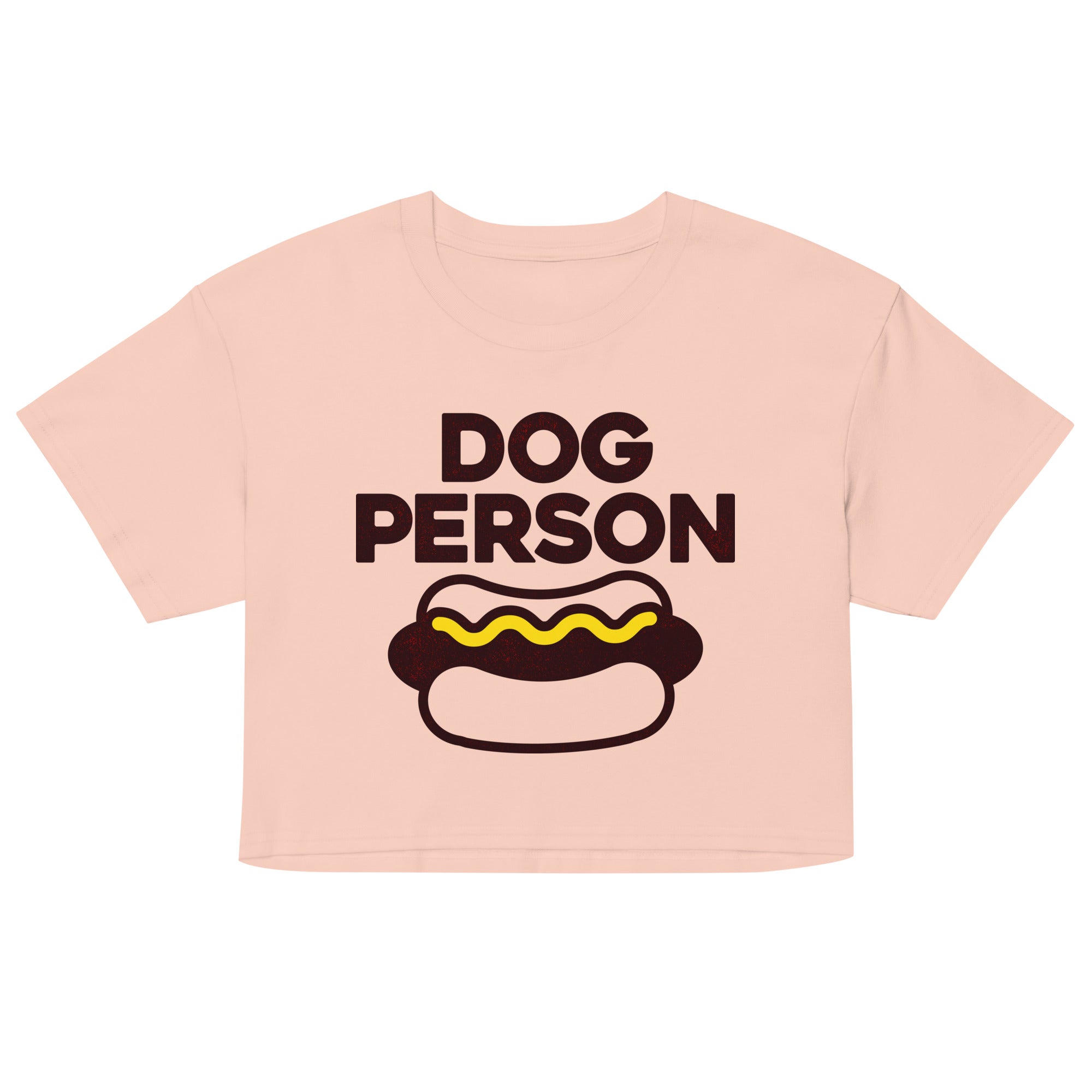 Dog Person Women's Crop Tee