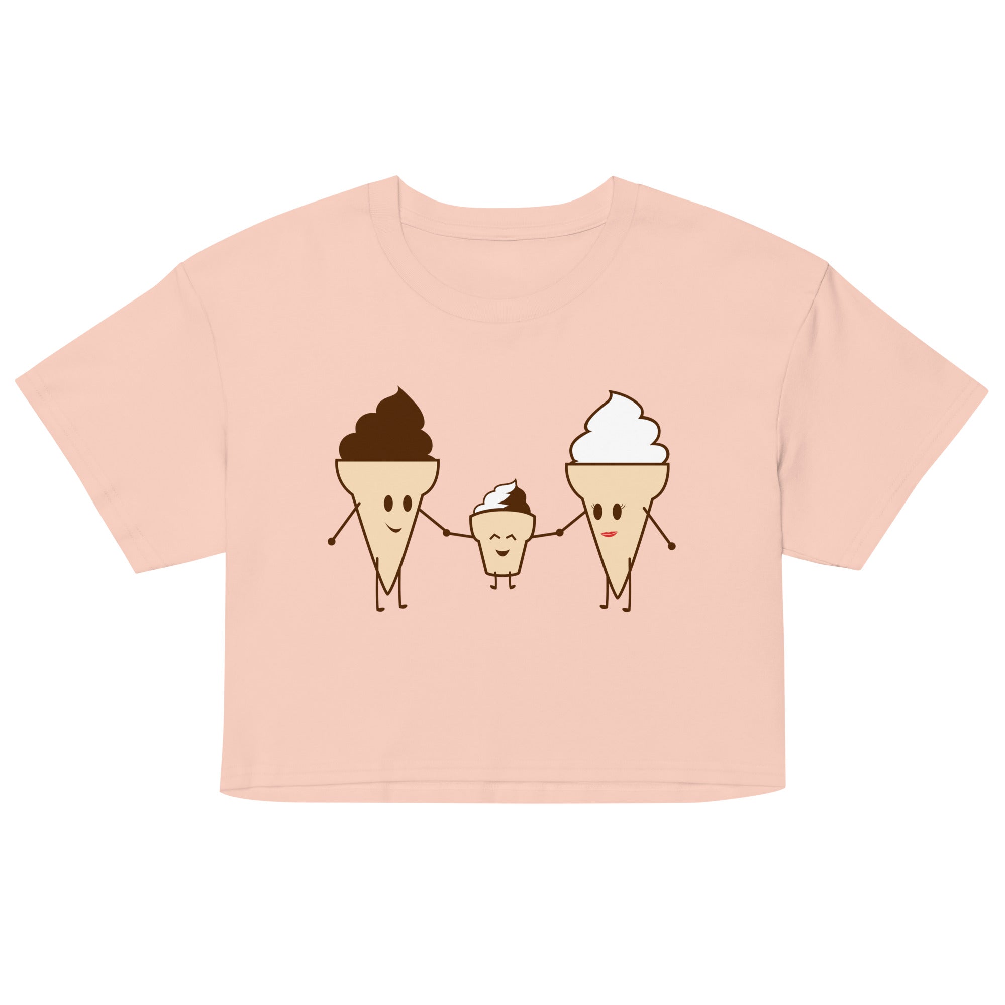 Ice Cream Family Women's Crop Tee