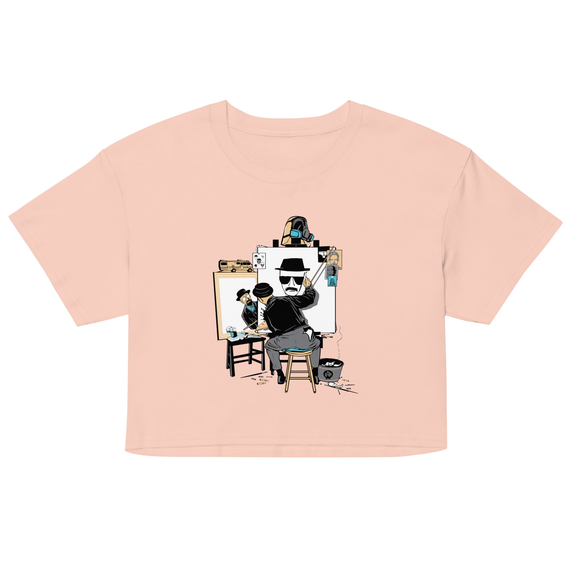Heisenberg Self Portrait Women's Crop Tee