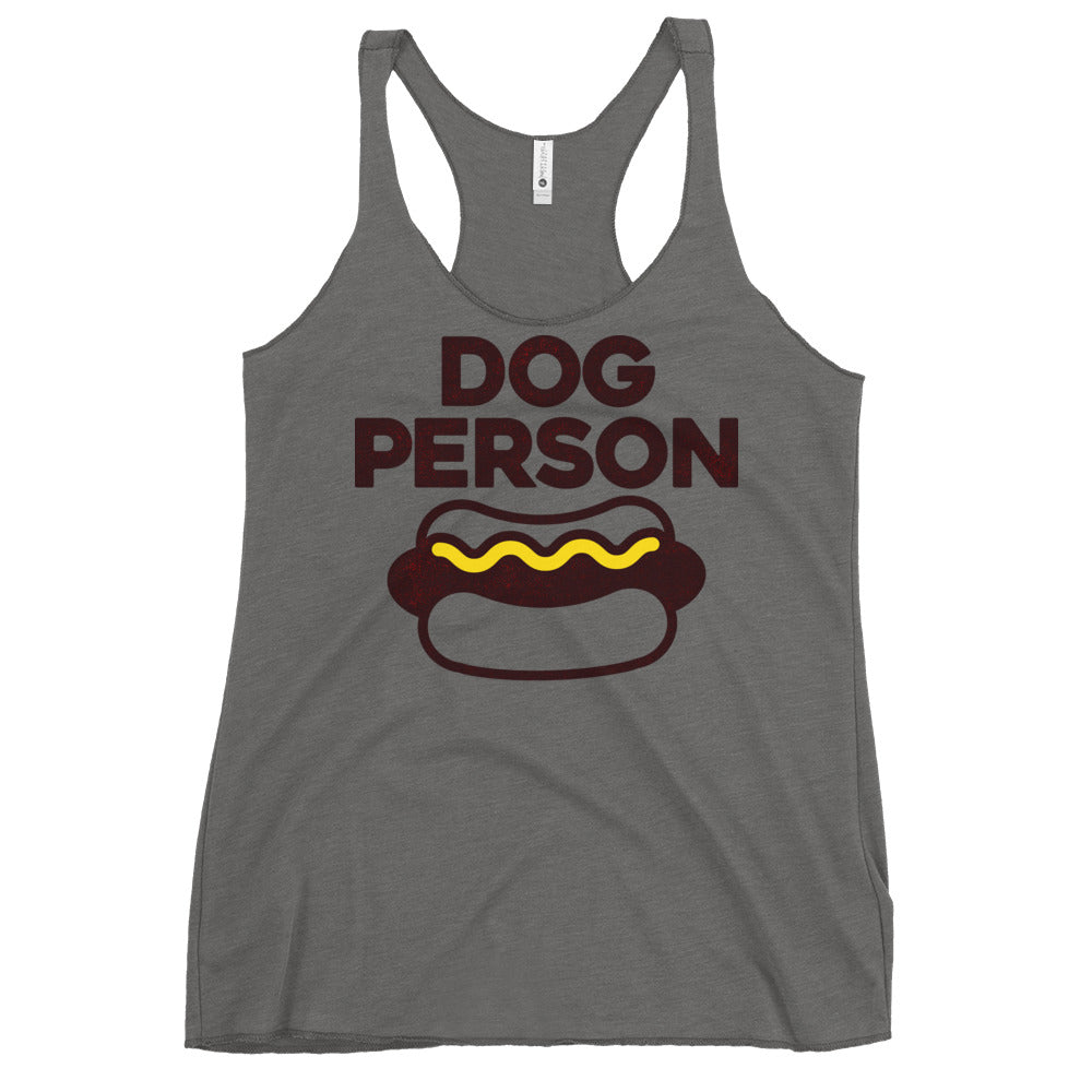 Dog Person Women's Racerback Tank