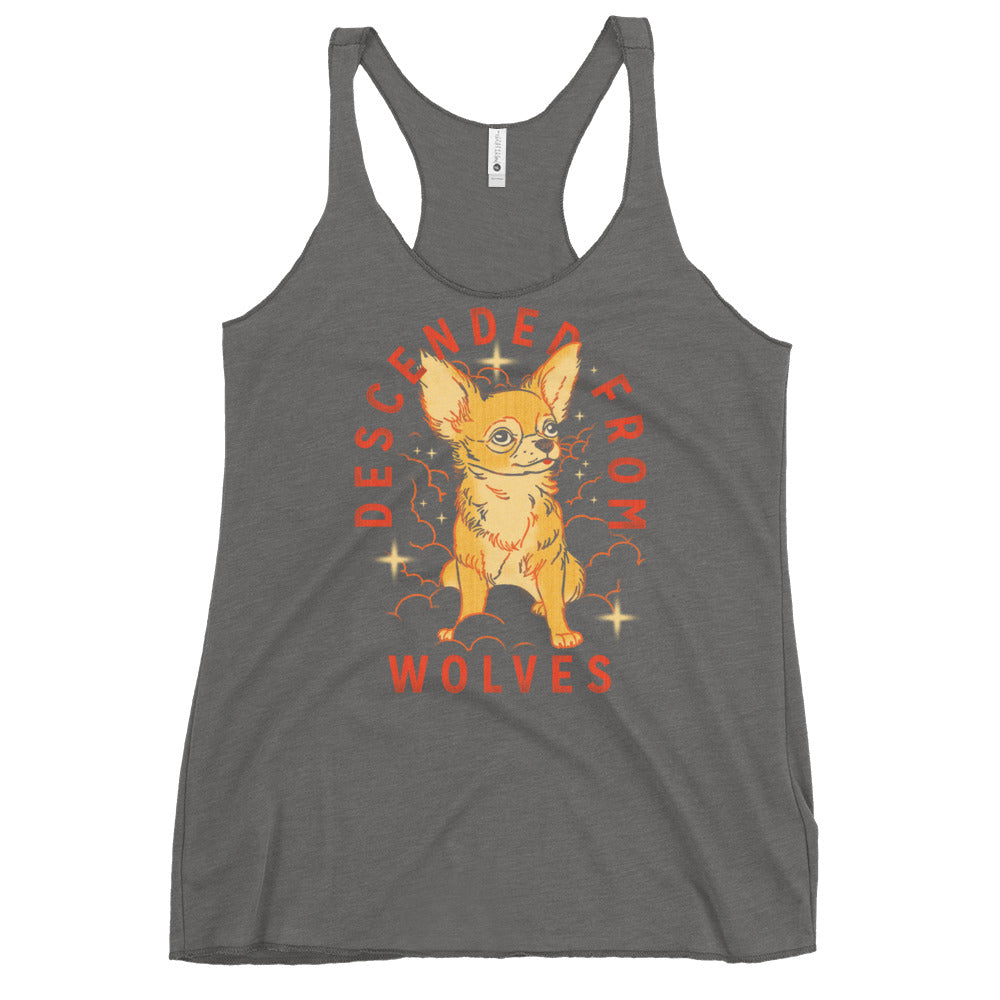 Descended From Wolves Women's Racerback Tank
