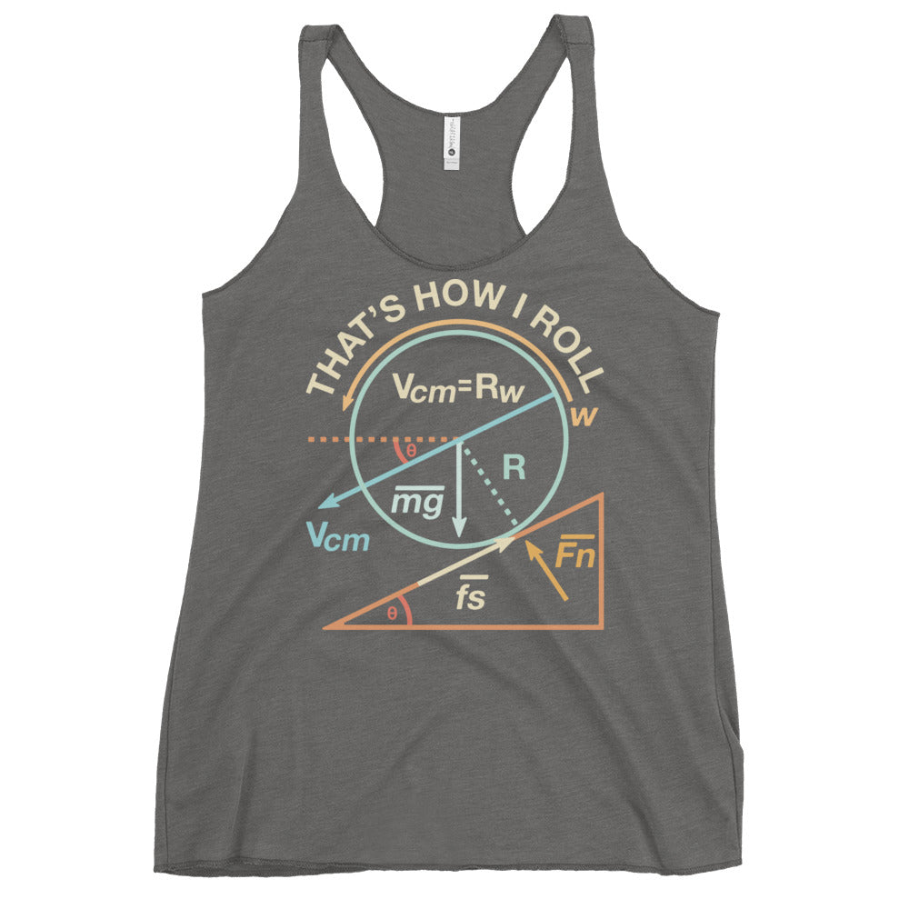 That's How I Roll Women's Racerback Tank