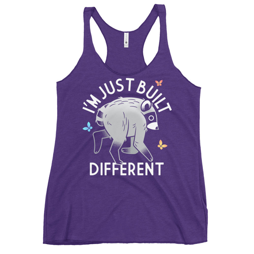 I'm Just Built Different Women's Racerback Tank
