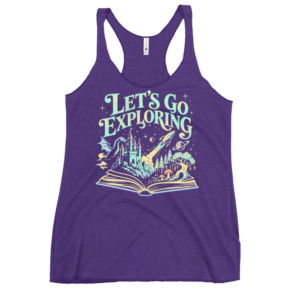 Let's Go Exploring Women's Racerback Tank