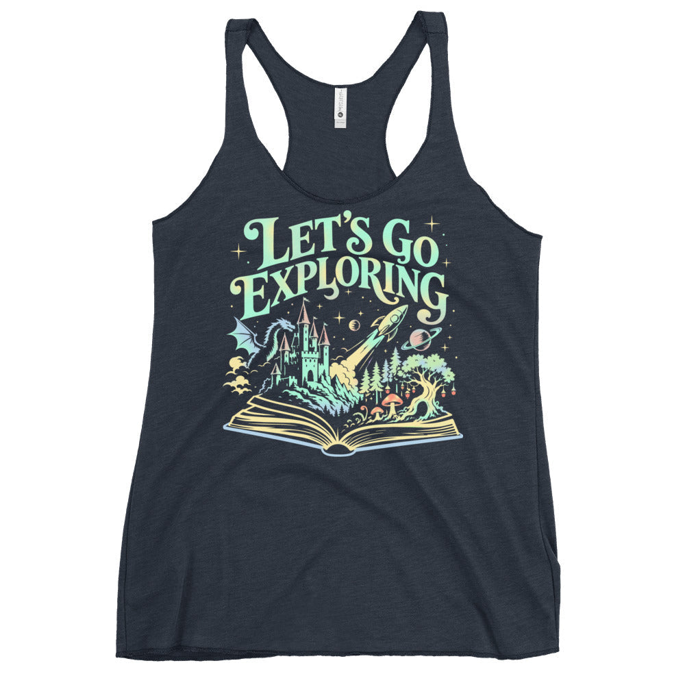 Let's Go Exploring Women's Racerback Tank