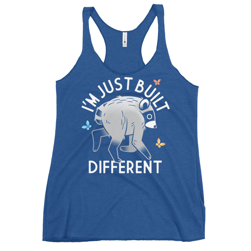 I'm Just Built Different Women's Racerback Tank