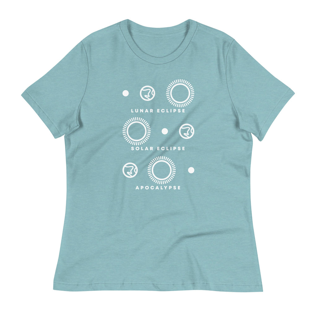 Lunar Eclipse Solar Eclipse Apocalypse Women's Signature Tee