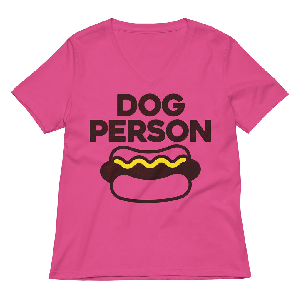 Dog Person Women's V-Neck Tee