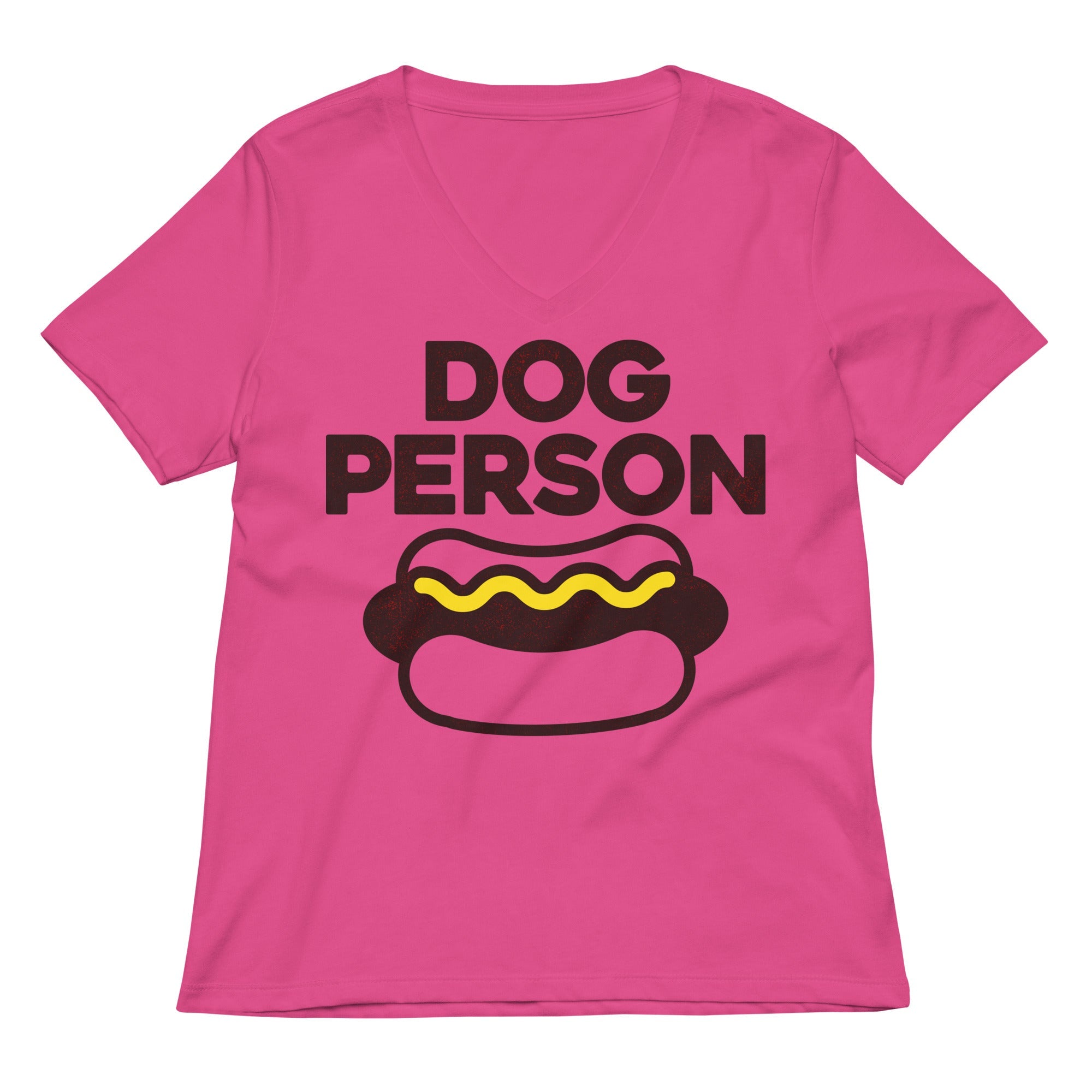 Dog Person Women's V-Neck Tee