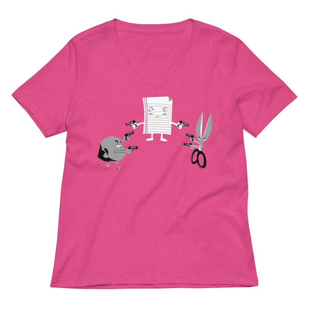 Standoff Women's V-Neck Tee