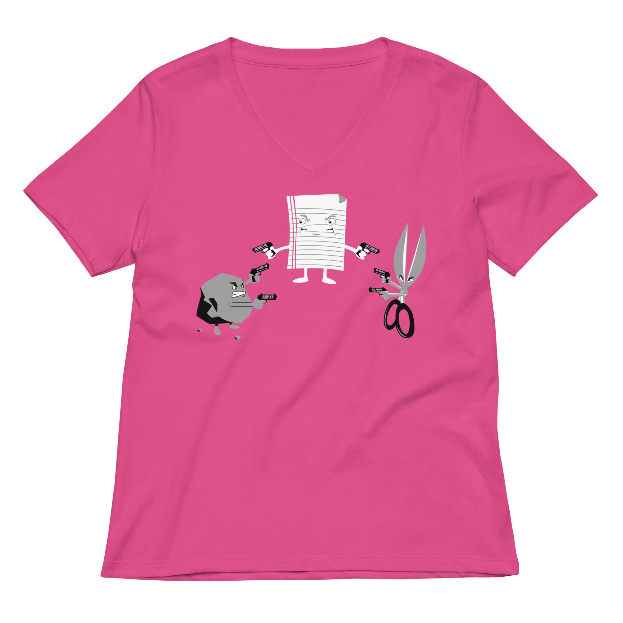 Standoff Women's V-Neck Tee