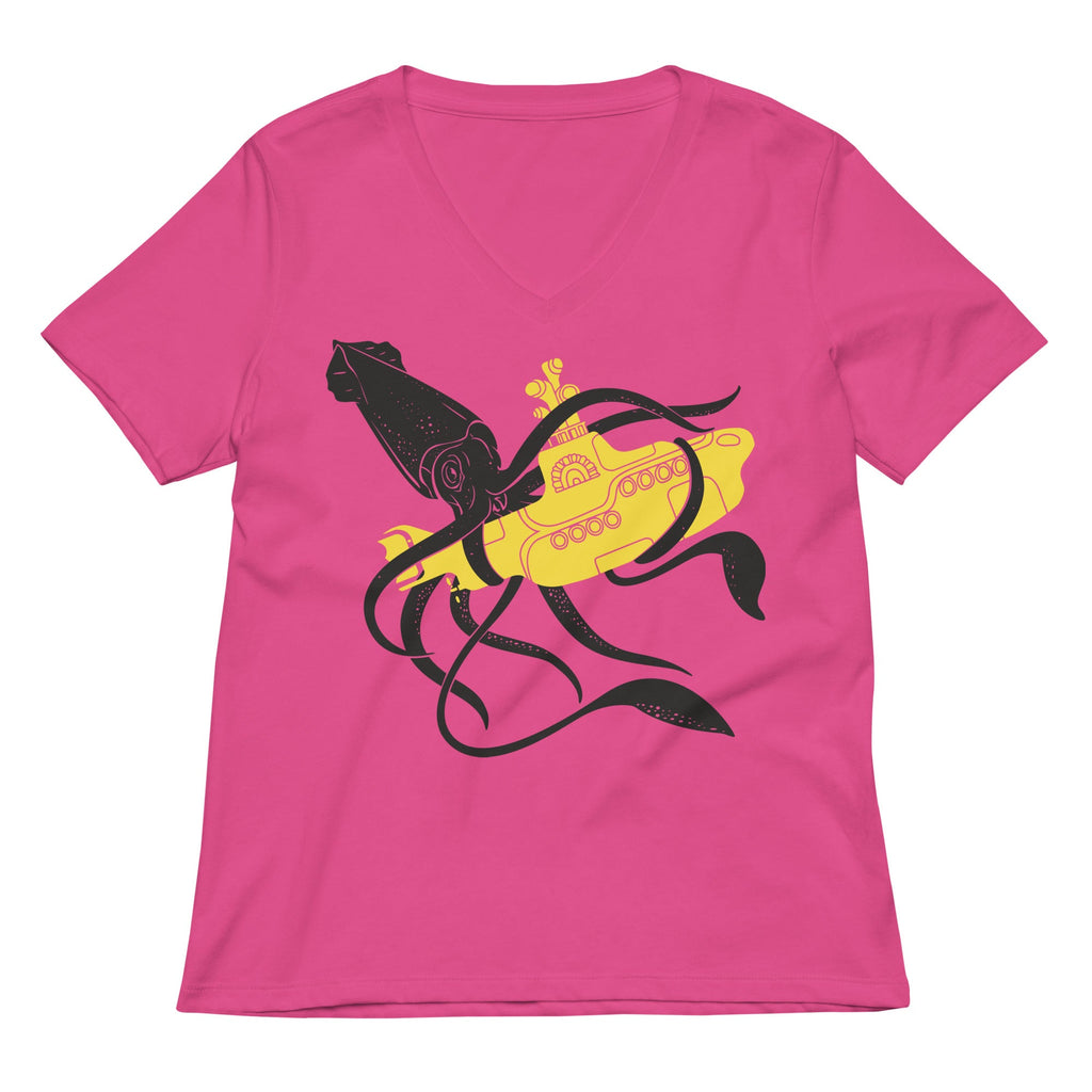 Squid Sub Battle Women's V-Neck Tee