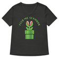 Feed Me Seymour Women's V-Neck Tee