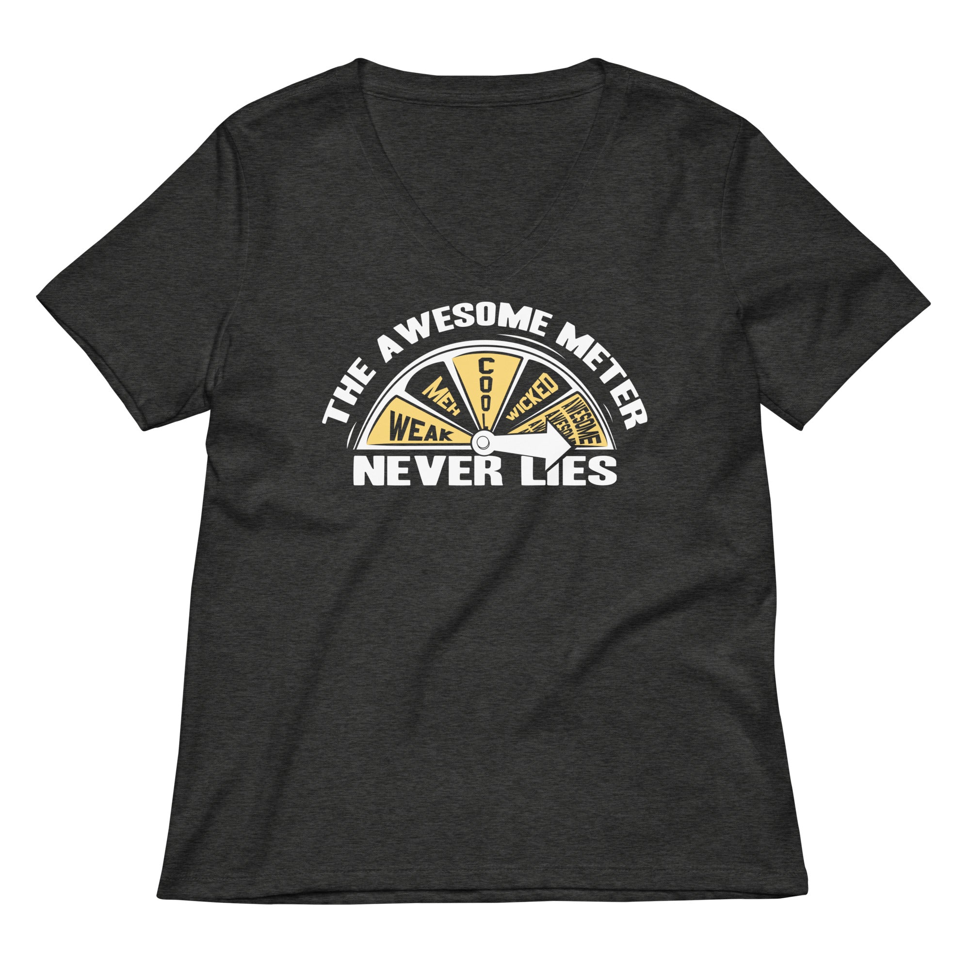 The Awesome Meter Women's V-Neck Tee