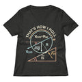 That's How I Roll Women's V-Neck Tee
