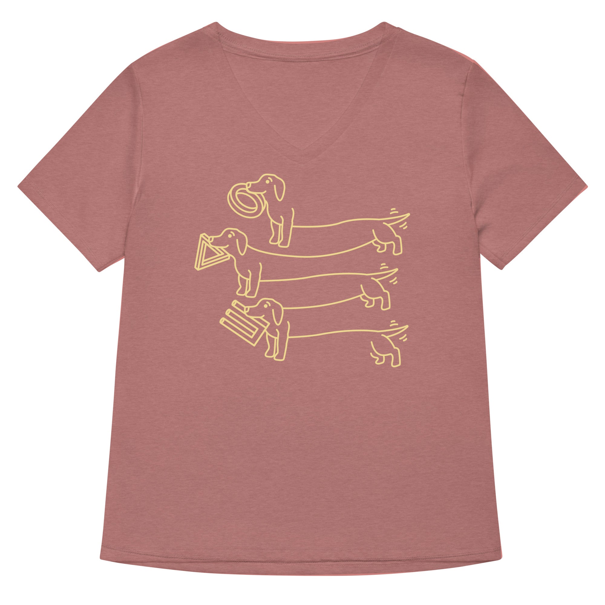 Puptical Illusion Women's V-Neck Tee