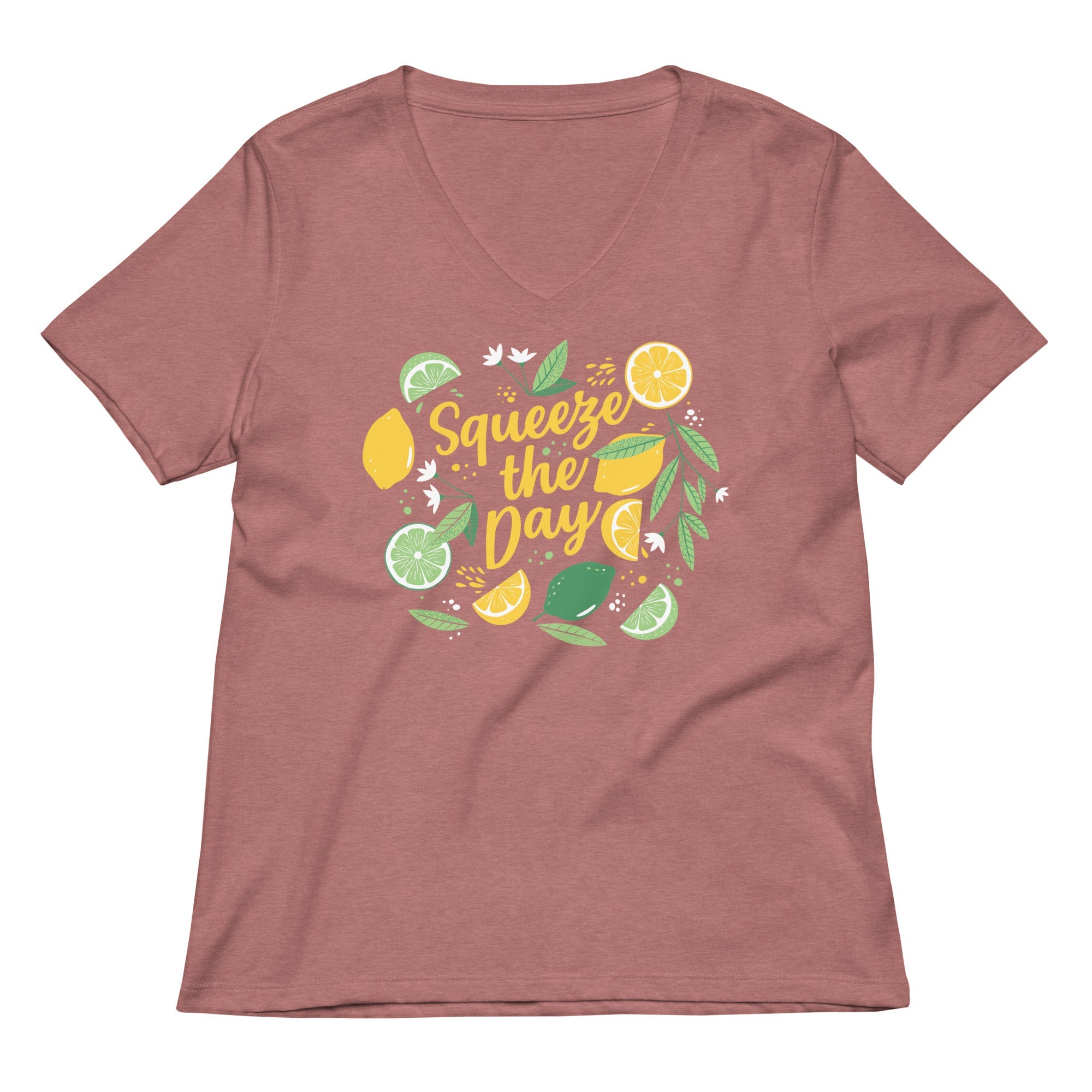 Squeeze The Day Women's V-Neck Tee