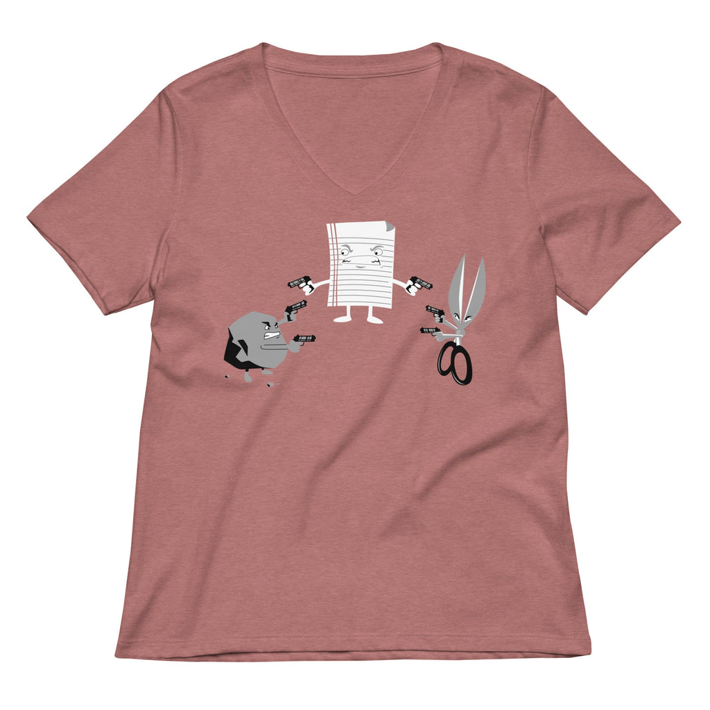 Standoff Women's V-Neck Tee
