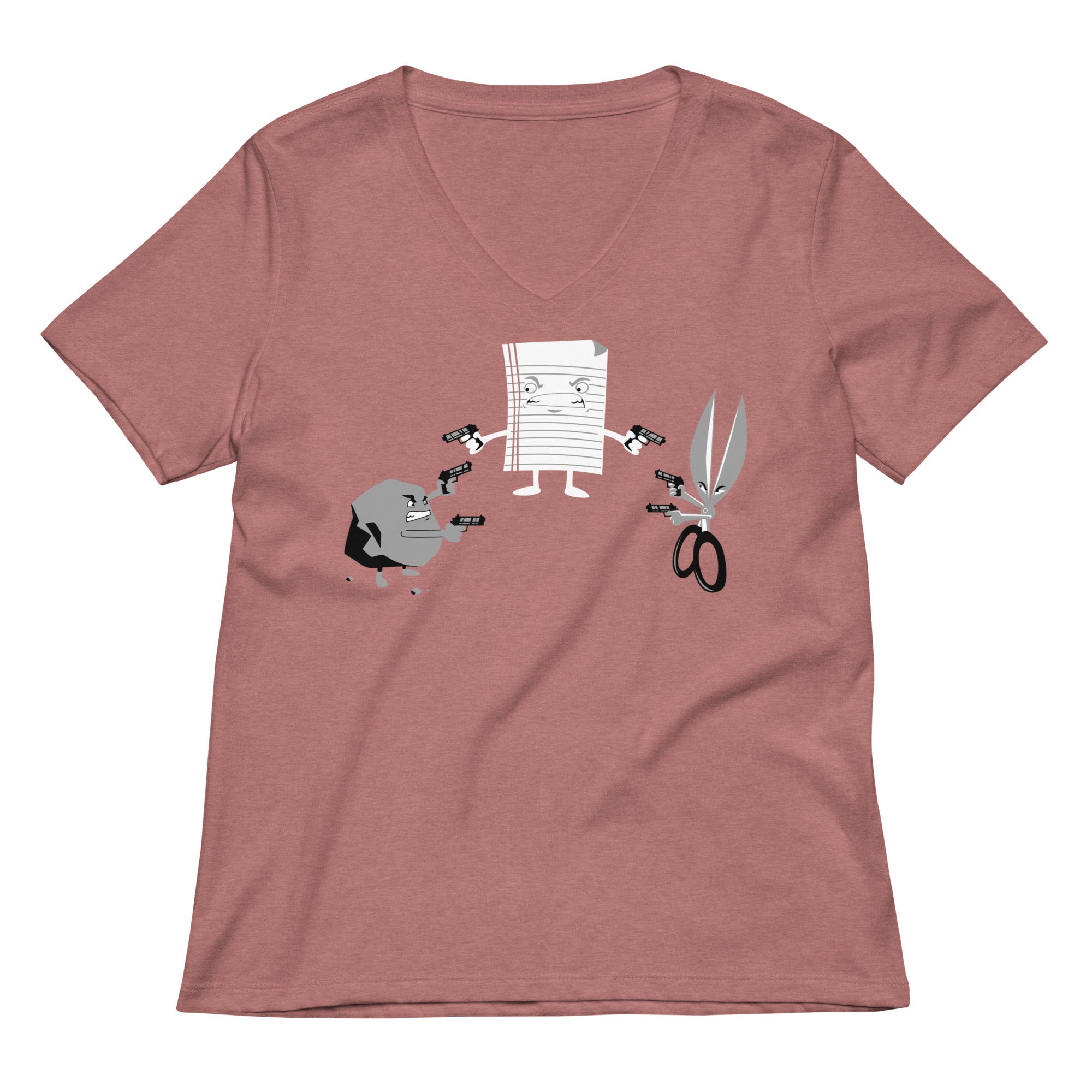 Standoff Women's V-Neck Tee