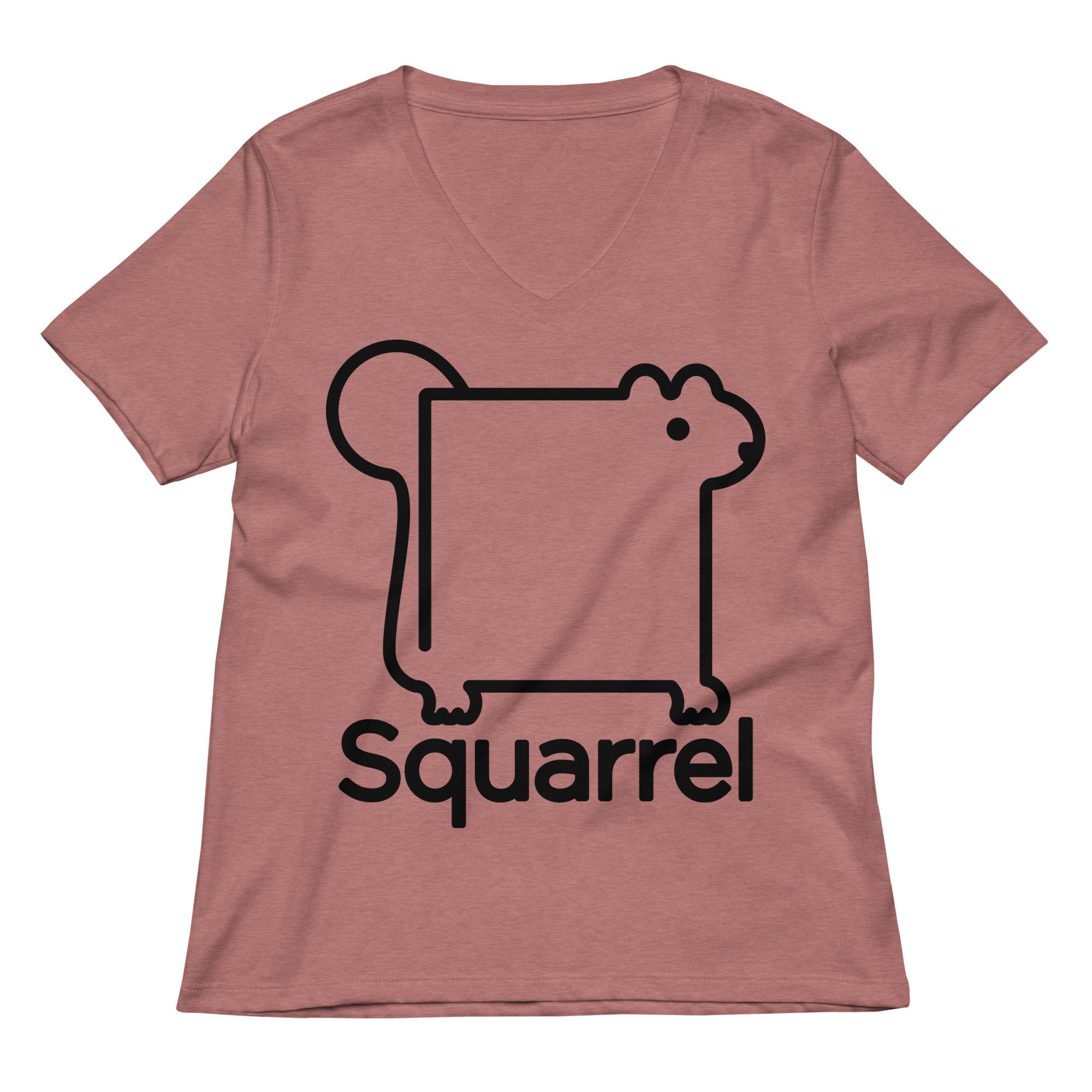 Squarrel Women's V-Neck Tee