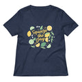 Squeeze The Day Women's V-Neck Tee