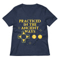 Practiced In The Ancient Ways Women's V-Neck Tee