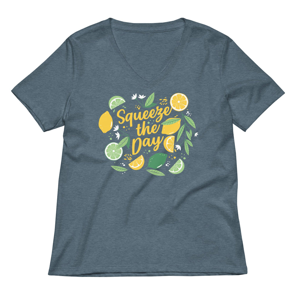 Squeeze The Day Women's V-Neck Tee
