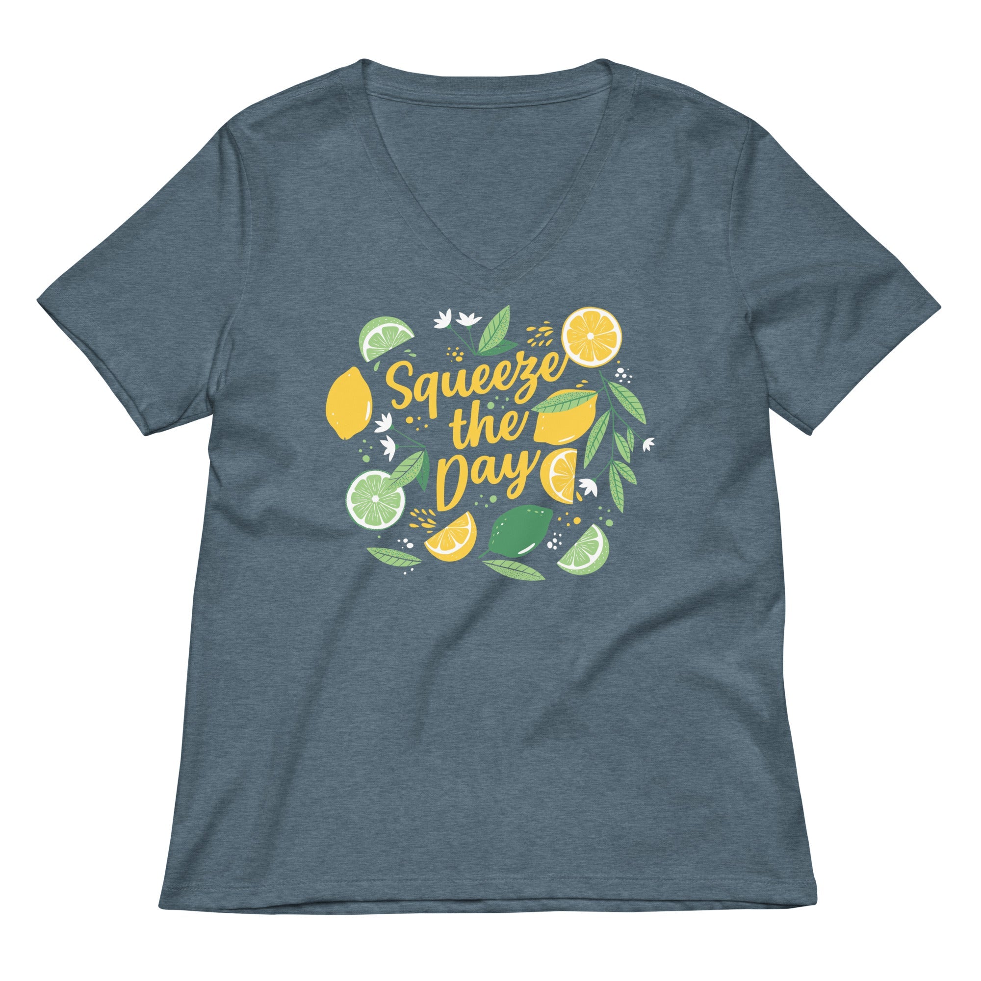Squeeze The Day Women's V-Neck Tee
