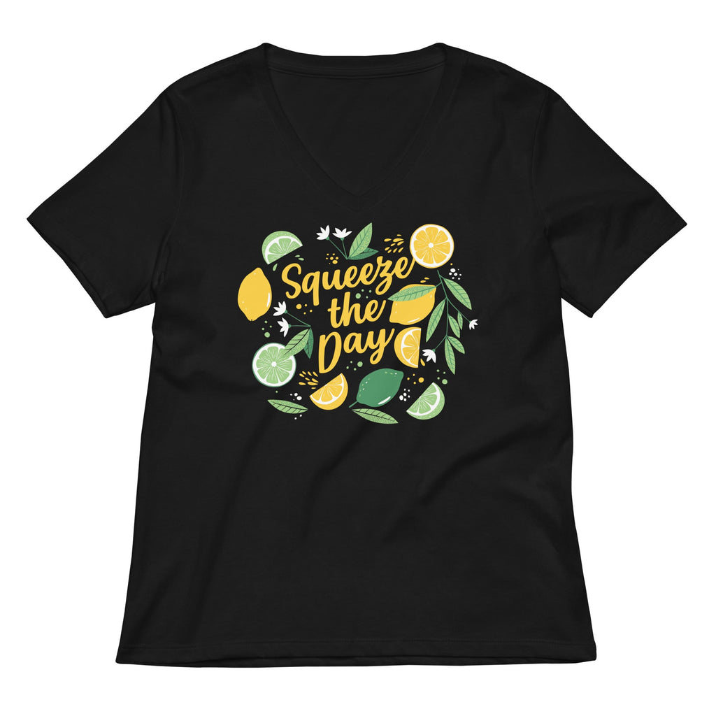 Squeeze The Day Women's V-Neck Tee