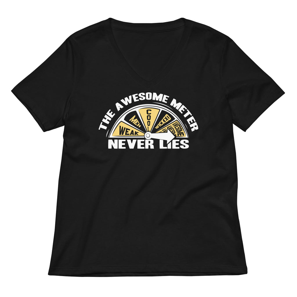 The Awesome Meter Women's V-Neck Tee
