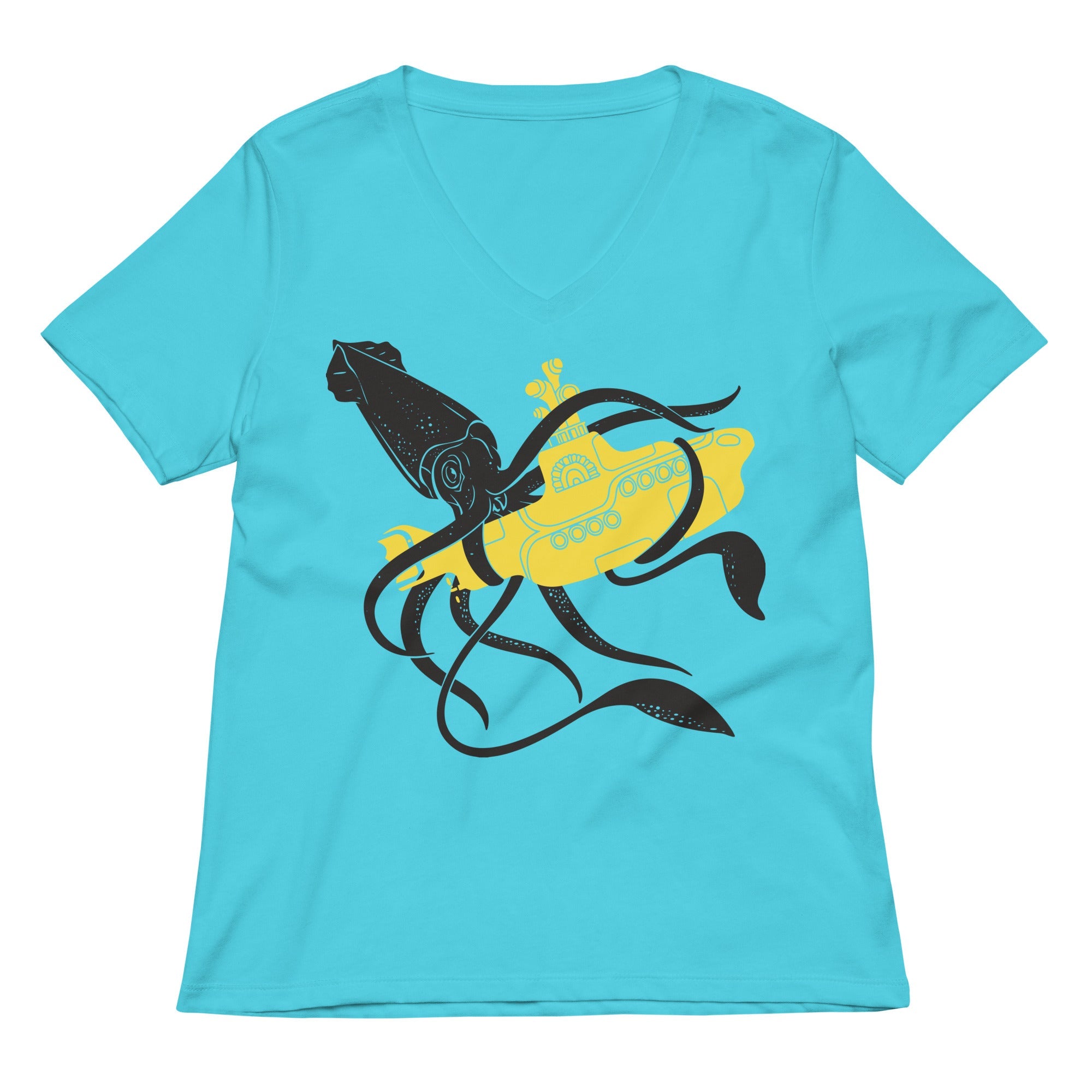 Squid Sub Battle Women's V-Neck Tee