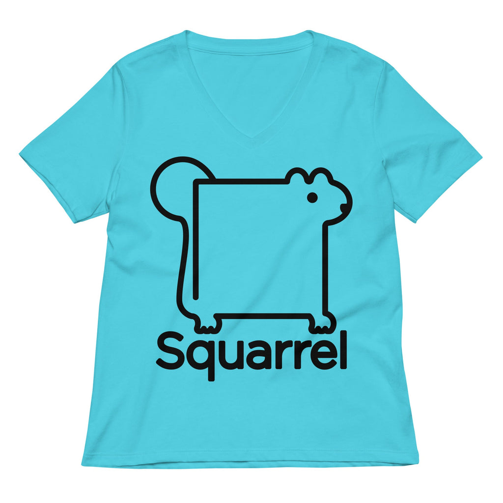 Squarrel Women's V-Neck Tee