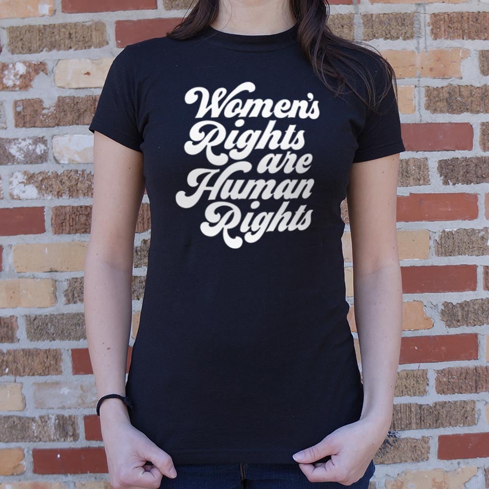 Women's Rights Are Human Rights Retro Script Design