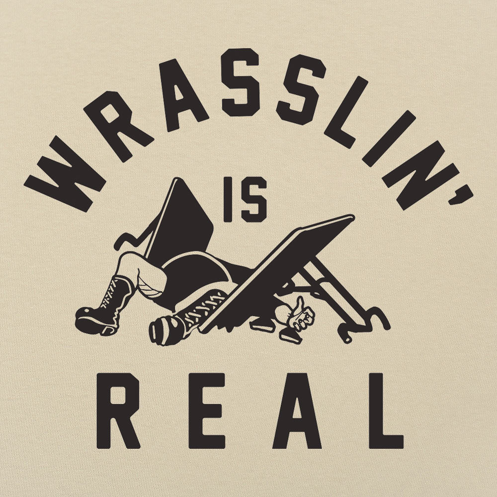 Wrasslin' Is Real Pro Wrestler Graphic