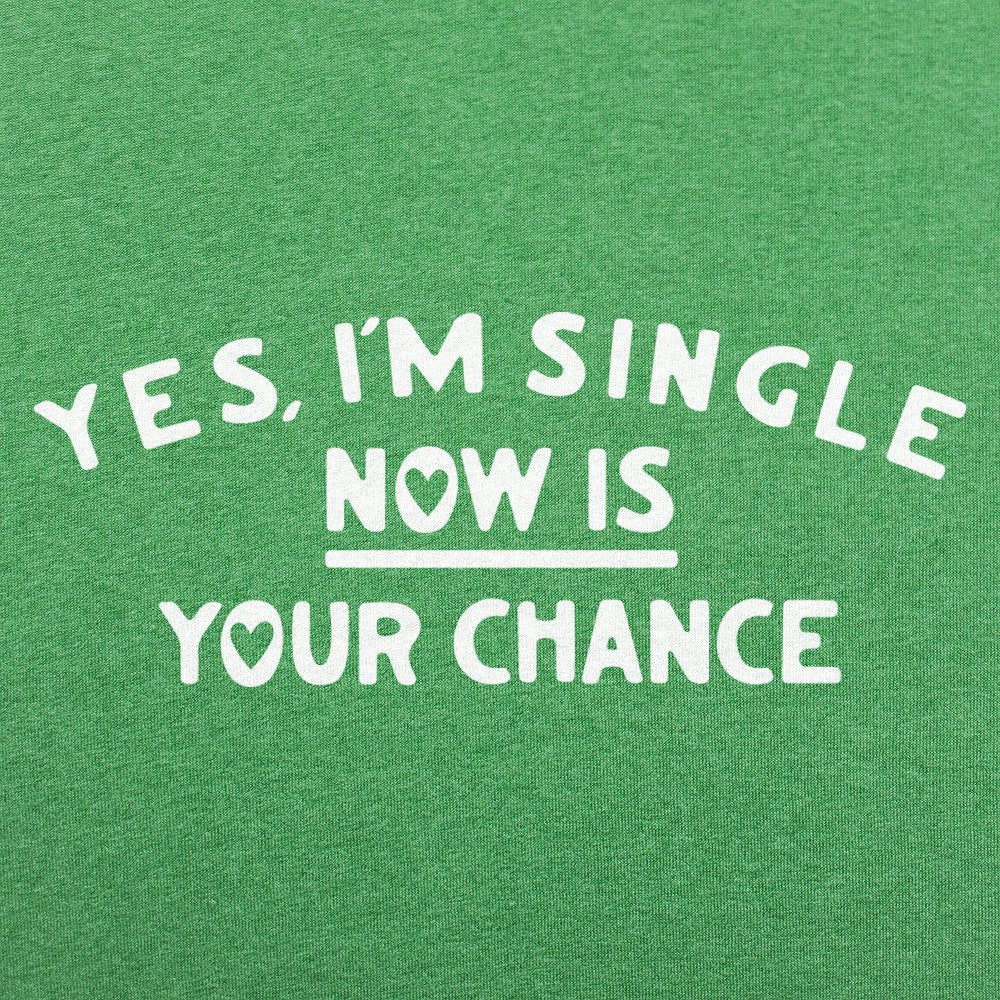 Yes I'm Single Now Is Your Chance Dating Quote