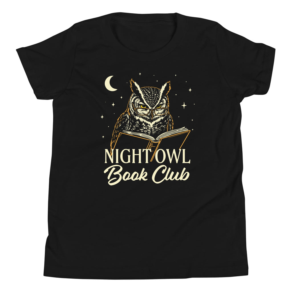 Night Owl Book Club Kid's Youth Tee