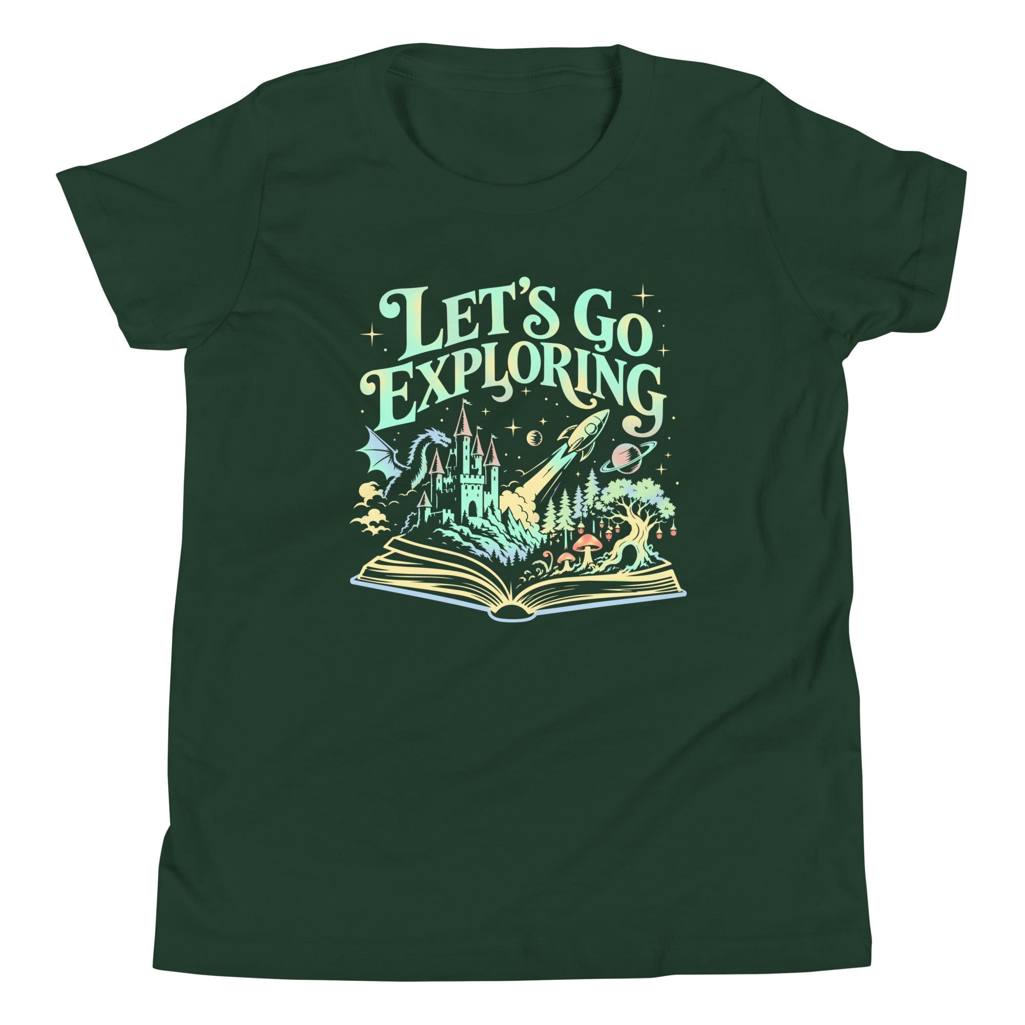Let's Go Exploring Kid's Youth Tee