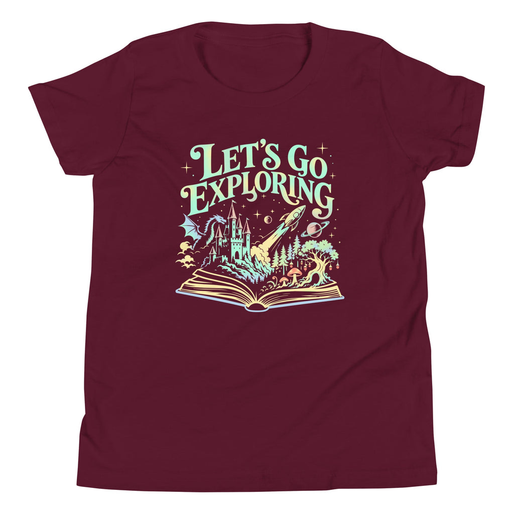Let's Go Exploring Kid's Youth Tee