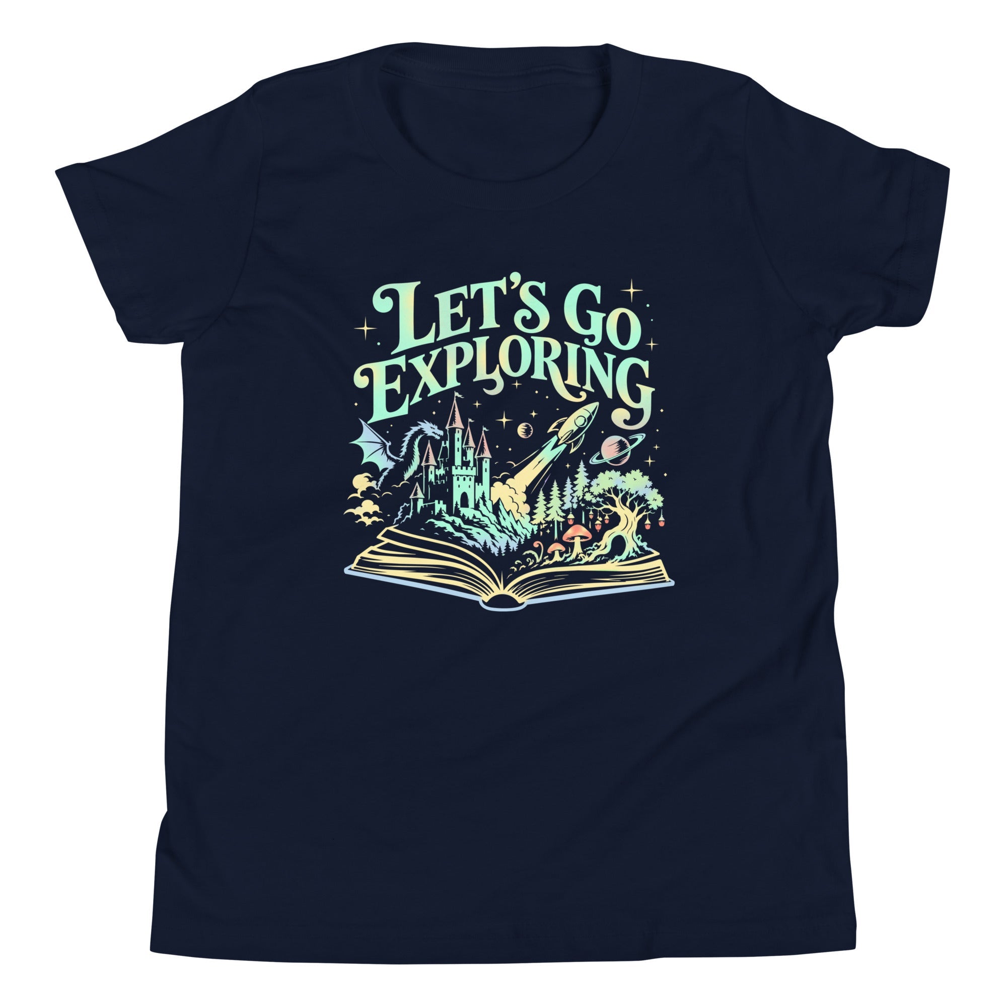 Let's Go Exploring Kid's Youth Tee