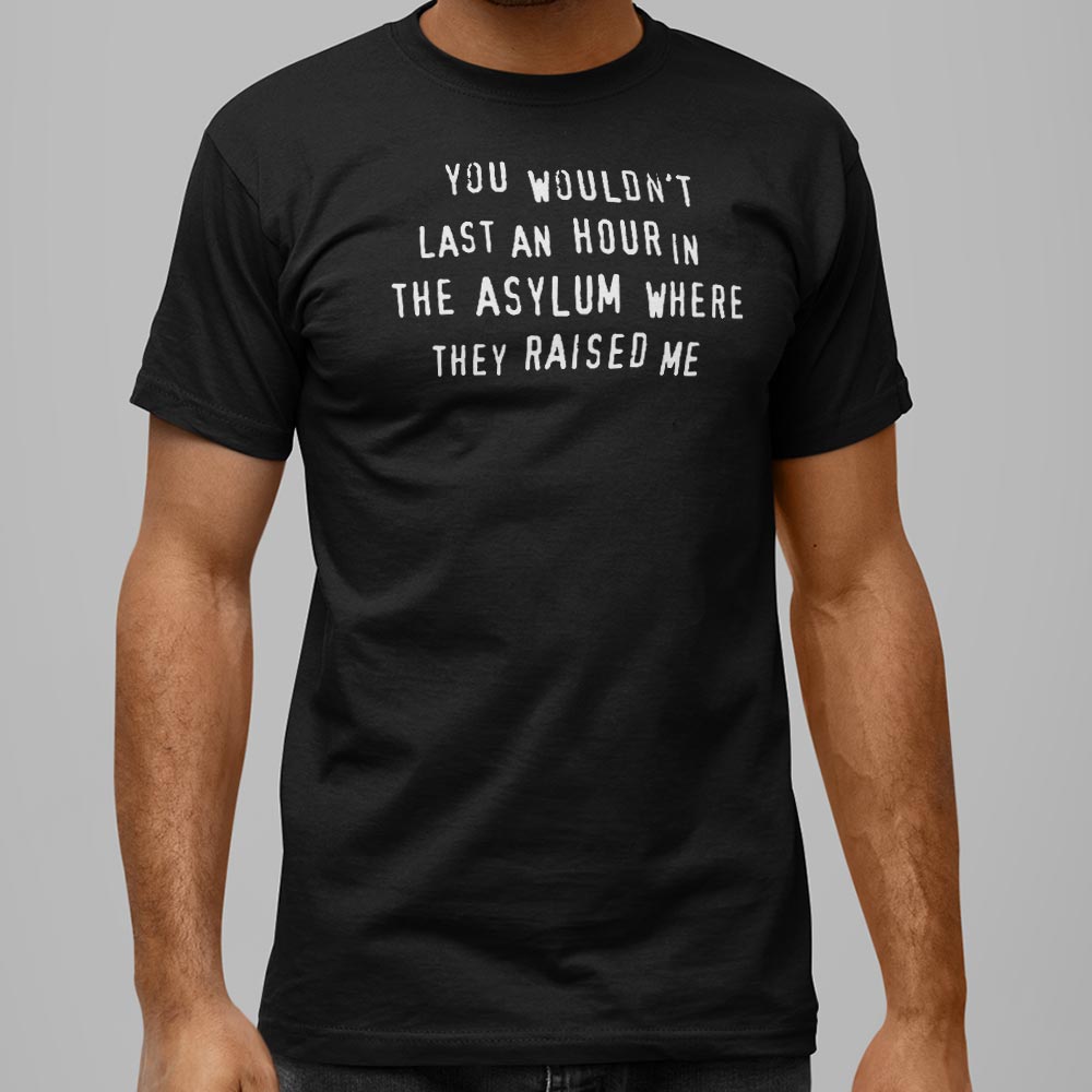 You Wouldn't Last an Hour in the Asylum Where They Raised Me