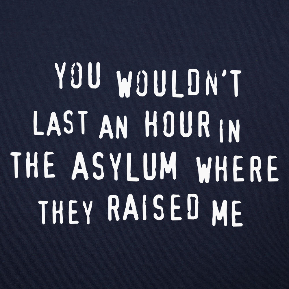 You Wouldn't Last an Hour in the Asylum Where They Raised Me