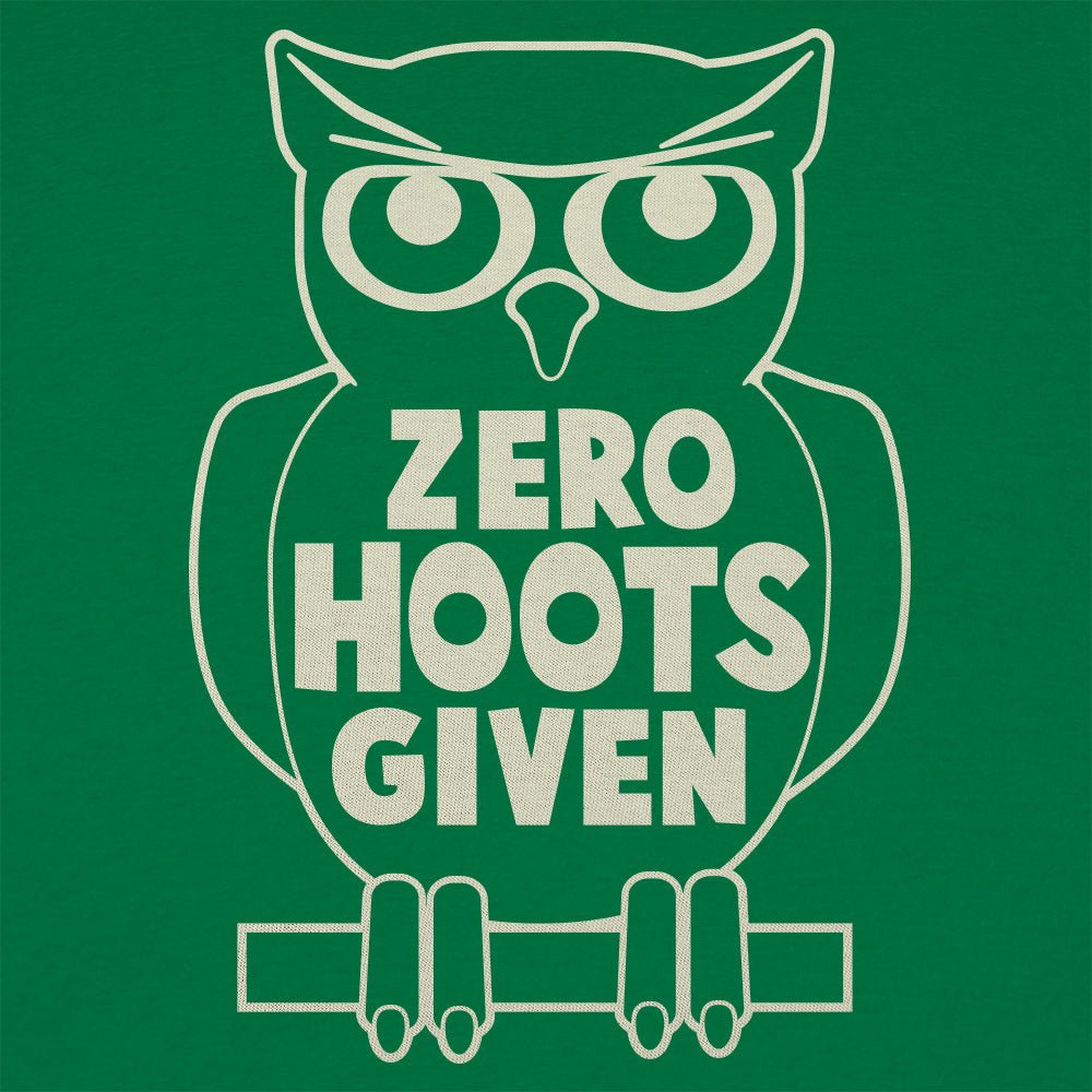 Zero Hoots Given Sarcastic Owl